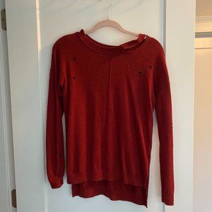Nordstrom Trouve Sweater with Distressed Details